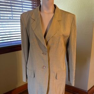 Escada silk/linen blazer, size 40